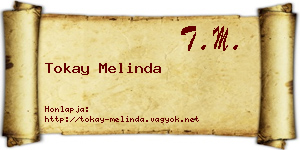 Tokay Melinda névjegykártya