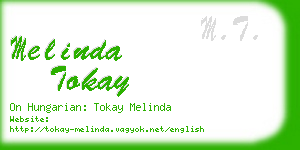 melinda tokay business card